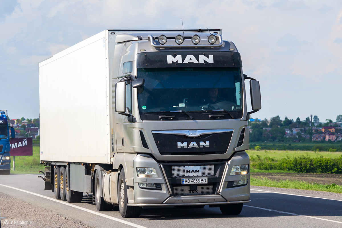 Закарпатская область, № АО 4858 ВО — MAN TGX ('2012) 18.440