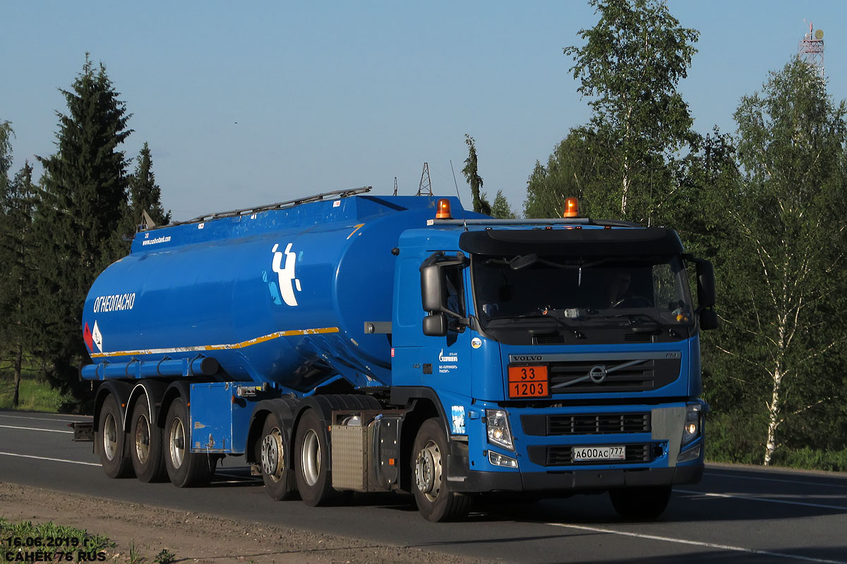 Ярославская область, № А 600 АС 777 — Volvo ('2010) FM.440 [X9P]