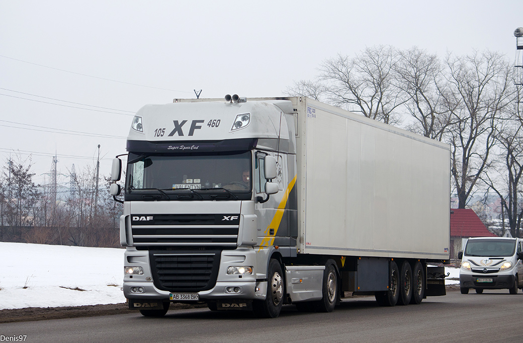 Винницкая область, № АВ 3368 ВК — DAF XF105 FT