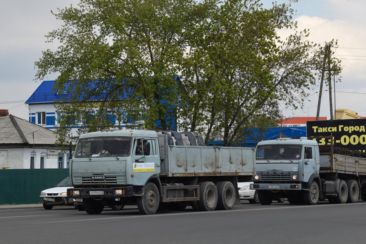 Алтайский край, № У 019 МО 22 — КамАЗ-53215-13 [53215N]