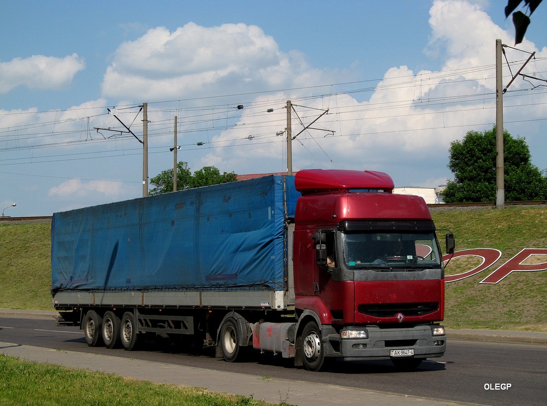 Гродненская область, № АК 9647-4 — Renault Premium ('2006) Гродненская область, № АК 9647-4 — Renault Premium ('2006)