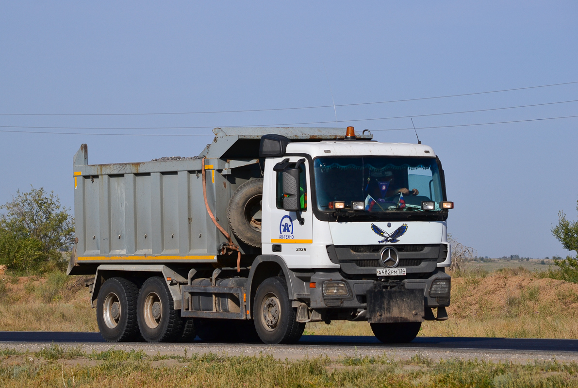 Волгоградская область, № А 482 РМ 134 — Mercedes-Benz Actros '09 3336 [Z9M]