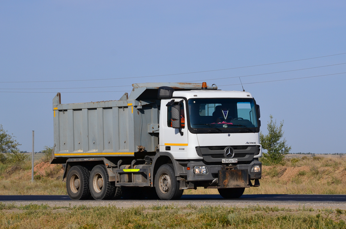 Волгоградская область, № А 395 ОС 134 — Mercedes-Benz Actros '09 3336 [Z9M]