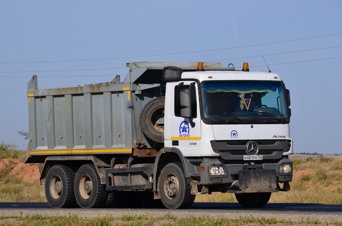 Волгоградская область, № А 481 РМ 134 — Mercedes-Benz Actros '09 3336 [Z9M]