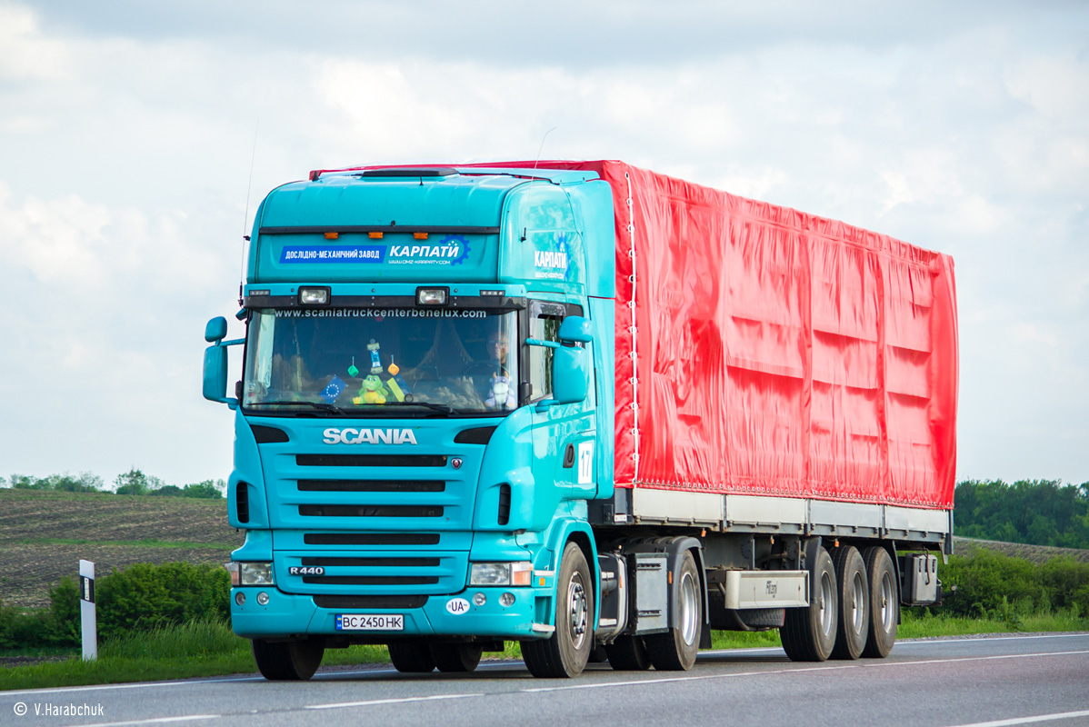 Львовская область, № ВС 2450 НК — Scania ('2004) R440