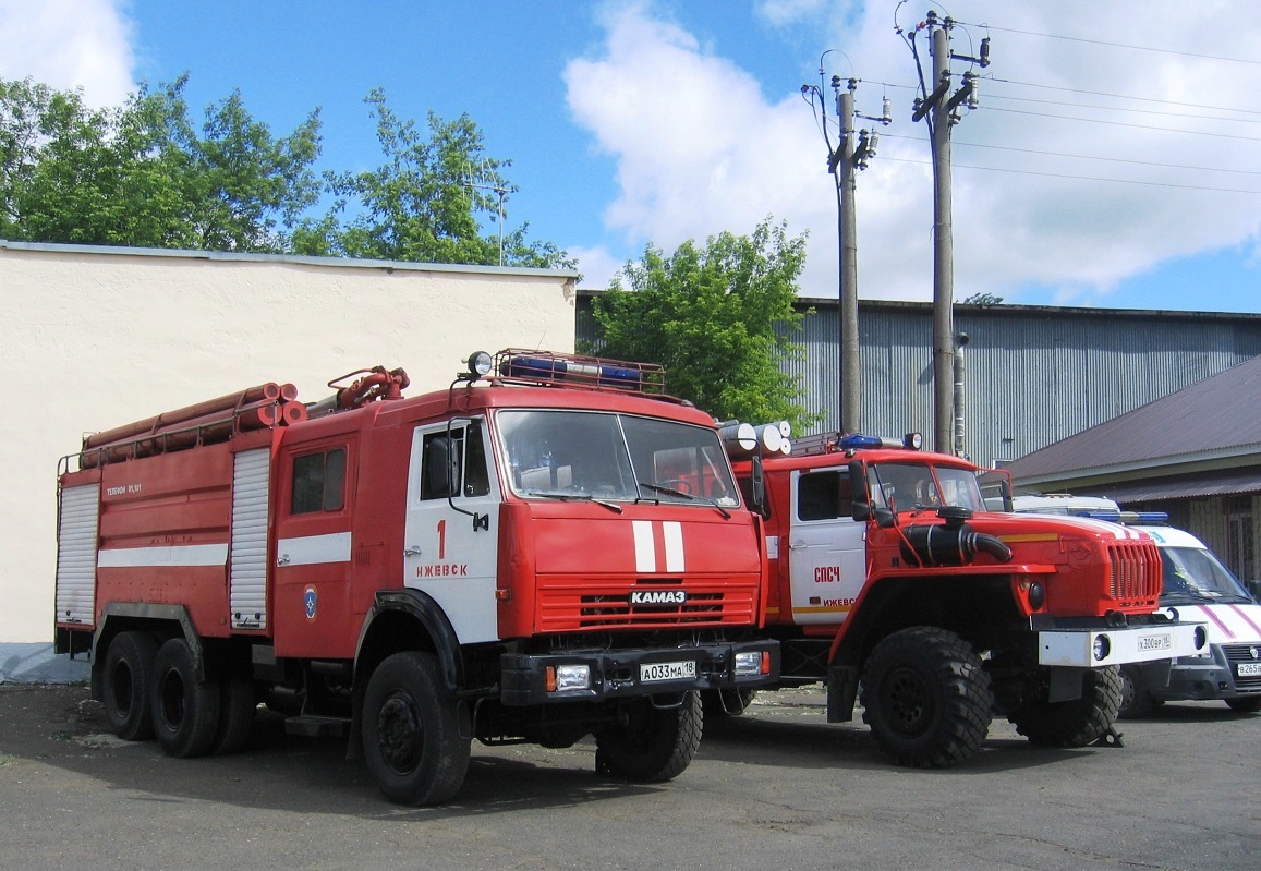 Удмуртия, № А 033 МА 18 — КамАЗ-53228-02 [53228C]