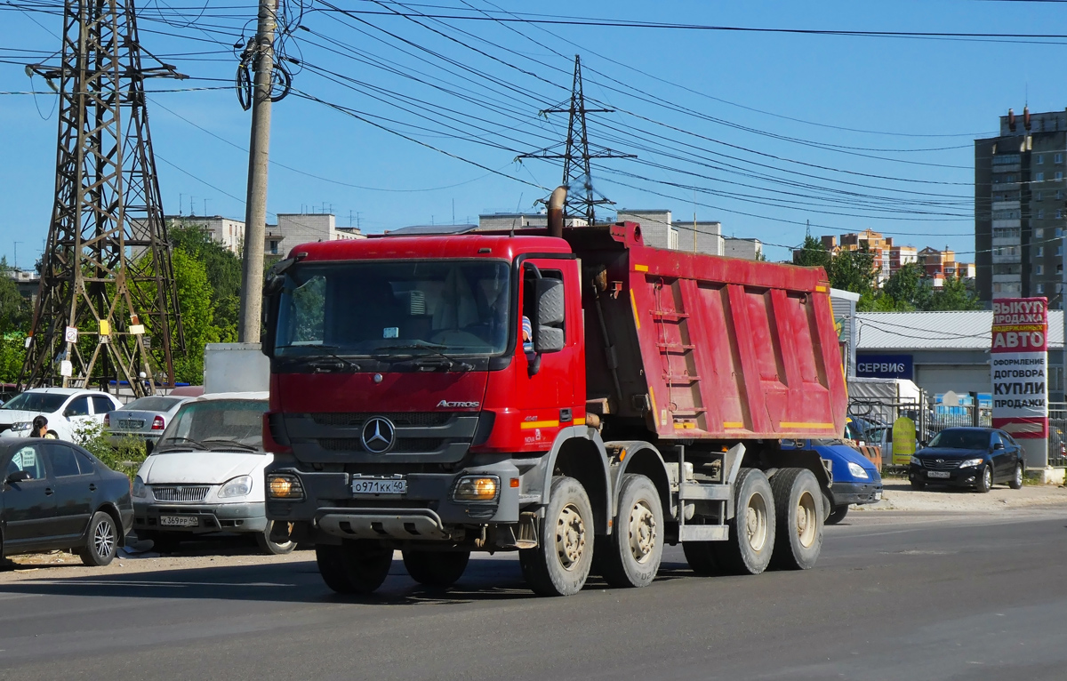 Калужская область, № О 971 КК 40 — Mercedes-Benz Actros '09 4141 [Z9M]