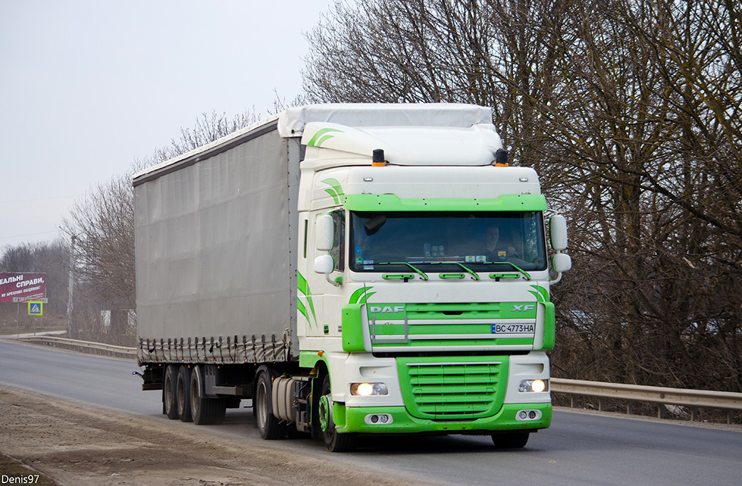 Львовская область, № ВС 4773 НА — DAF XF105 FT