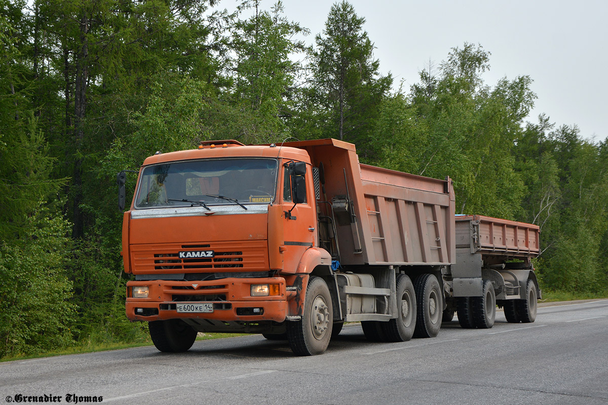 Саха (Якутия), № Е 600 КЕ 14 — КамАЗ-6520-06 [65200F]