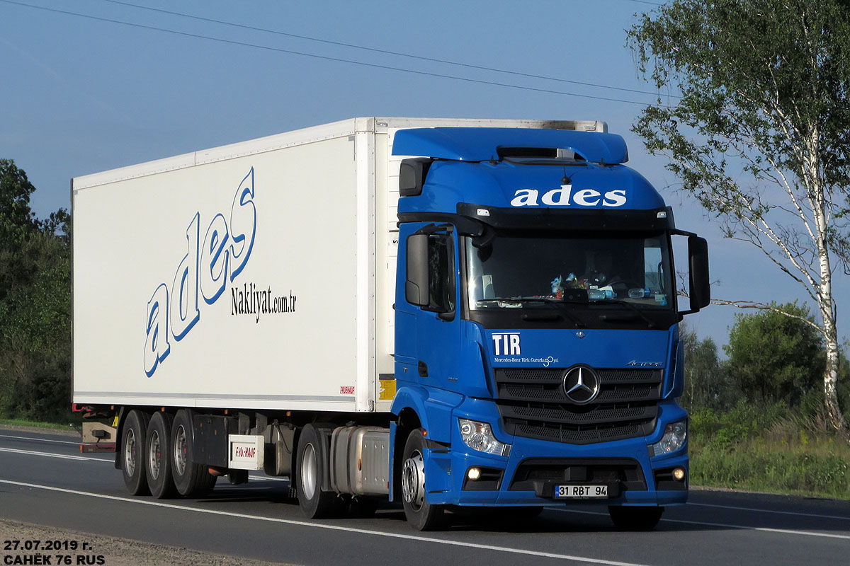 Турция, № 31 RBT 94 — Mercedes-Benz Actros ('2011) 1842