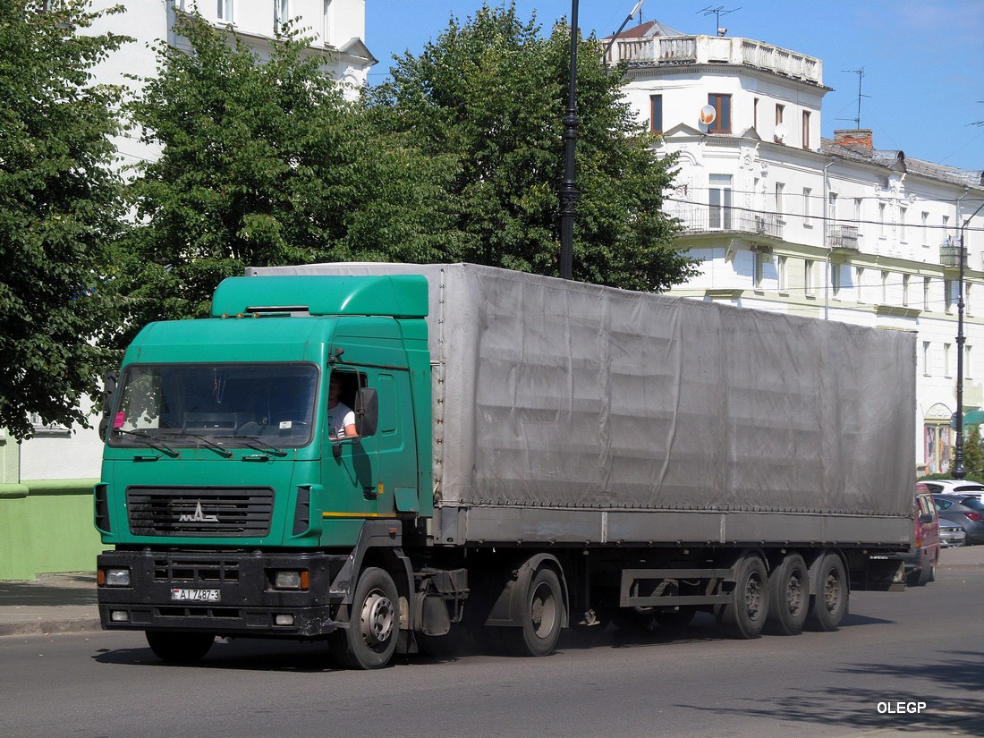 Гомельская область, № АІ 7487-3 — МАЗ-5440 (общая модель)