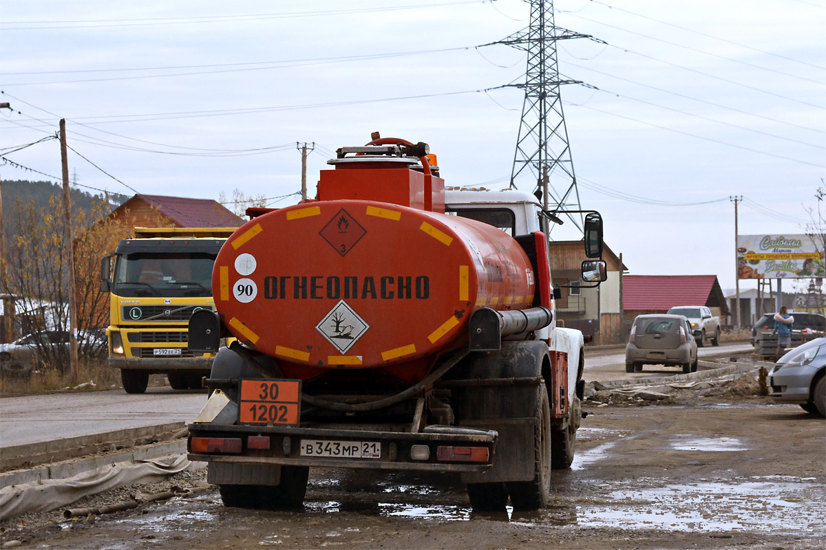 Чувашия, № В 343 МР 21 — ГАЗ-3309 Чувашия, № В 343 МР 21 — ГАЗ-3309