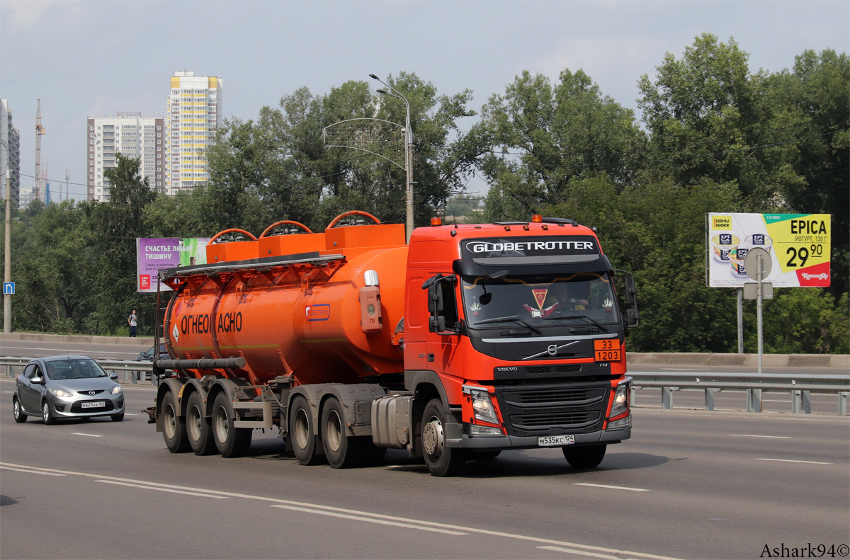 Красноярский край, № М 535 КС 124 — Volvo ('2013) FM.420 [X9P]