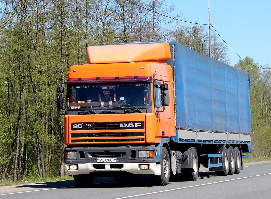 Гродненская область, № АЕ 8983-4 — DAF 95 FT