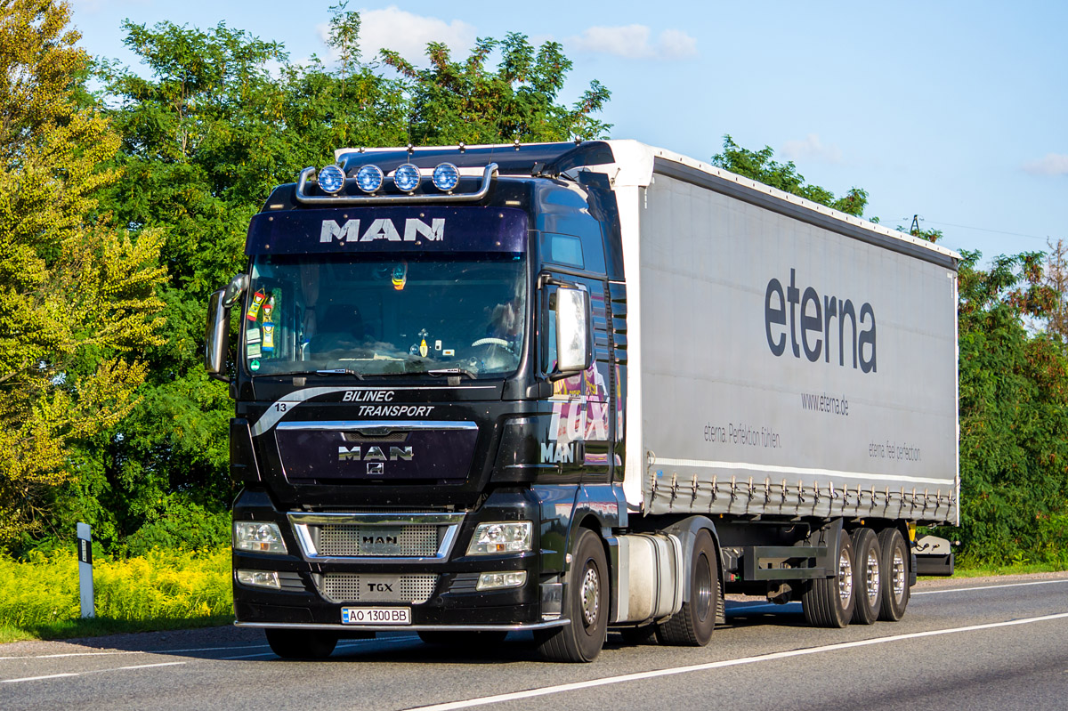 Закарпатская область, № АО 1300 ВВ — MAN TGX ('2007) 18.440