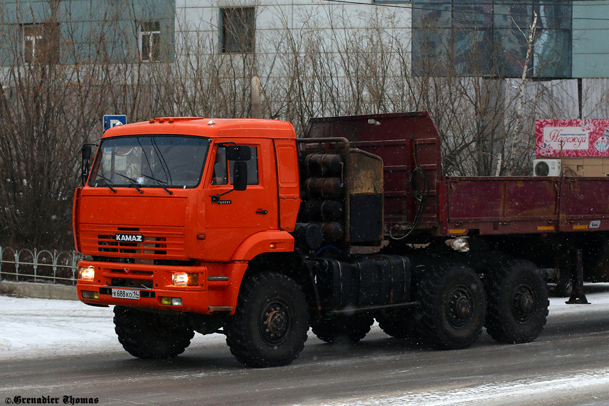 Саха (Якутия), № К 688 КО 14 — КамАЗ-65221 [652210]