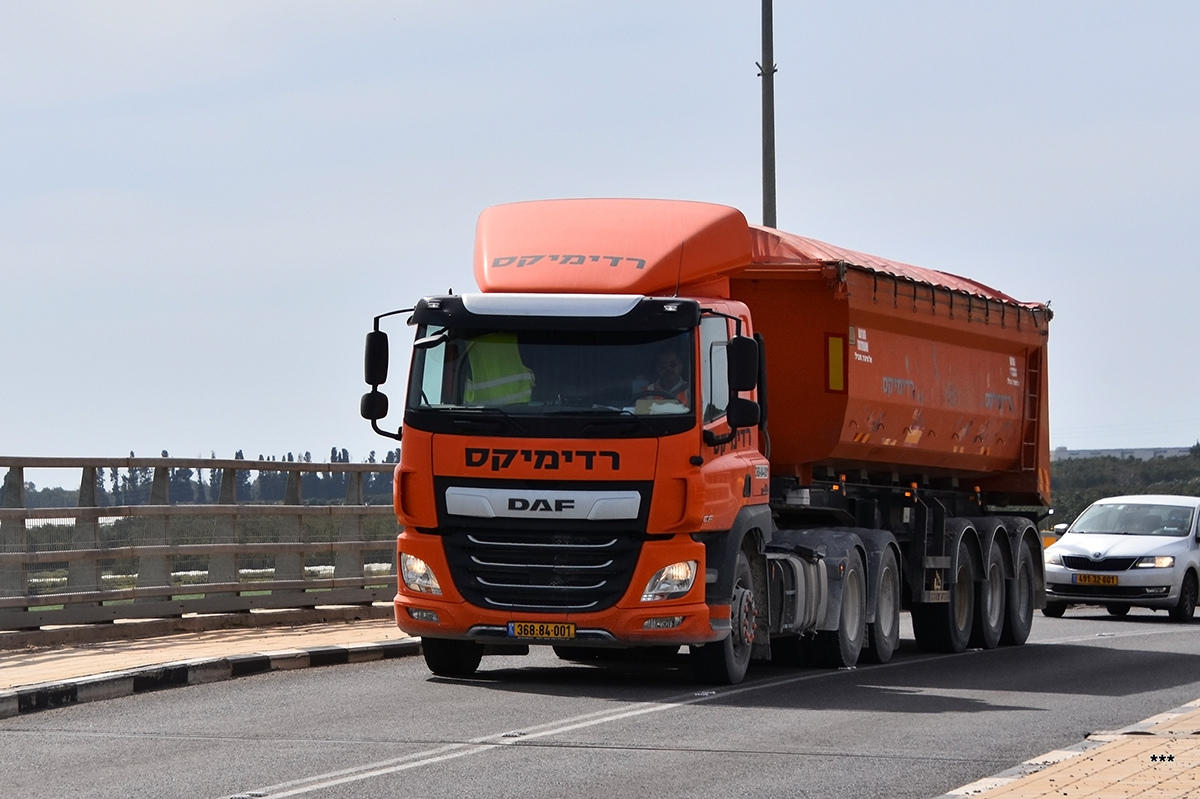 Израиль, № 368-84-001 — DAF CF Euro6 FTT