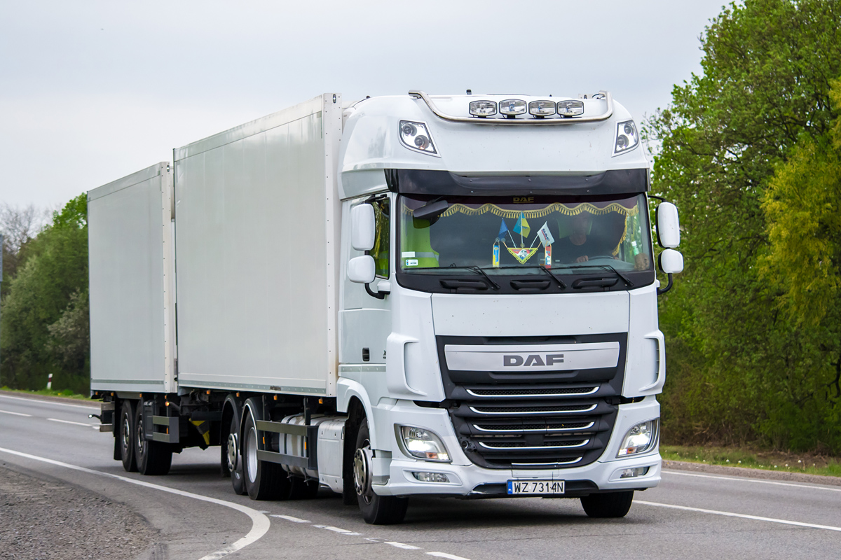 Польша, № WZ 7314N — DAF XF Euro6 FAR