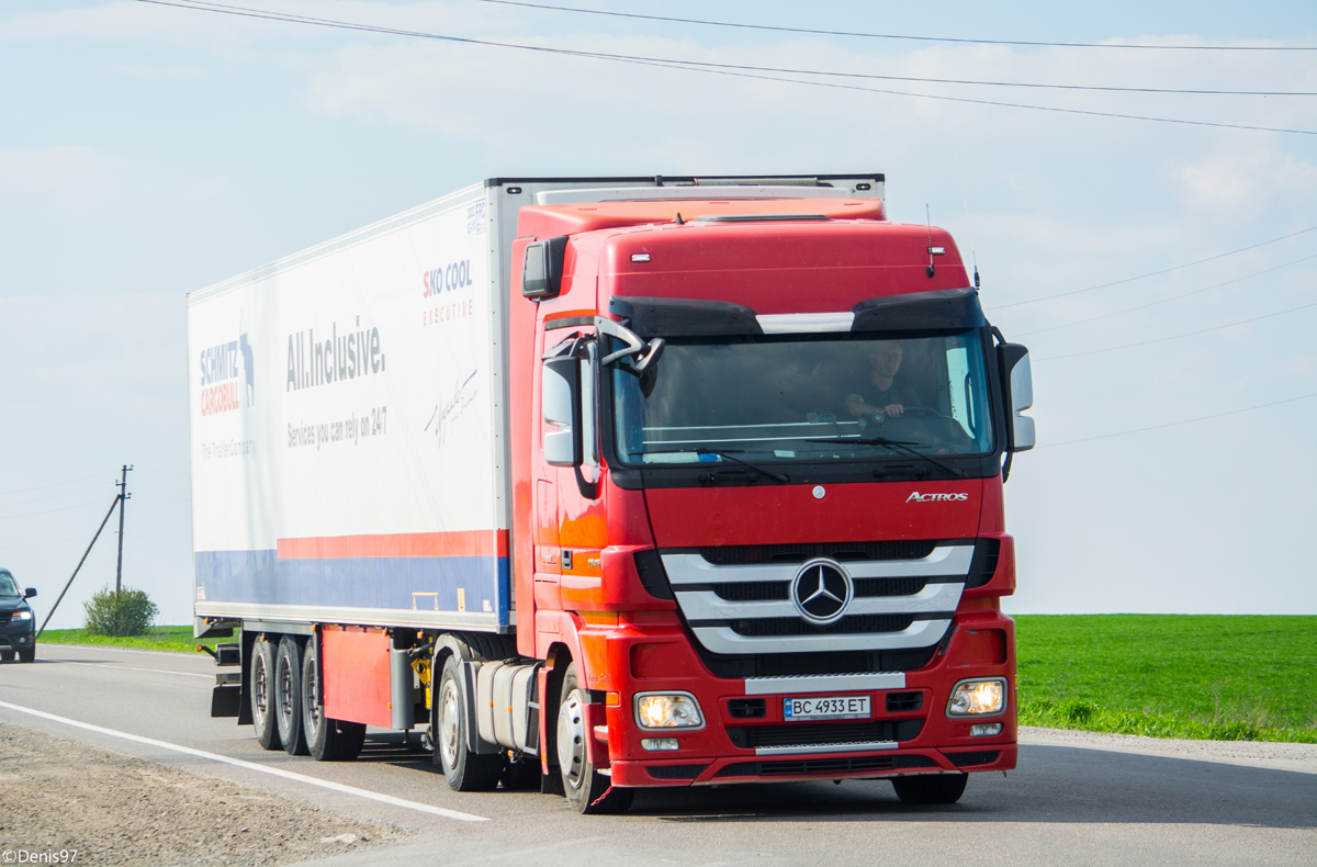 Львовская область, № ВС 4933 ЕТ — Mercedes-Benz Actros ('2009) 1846