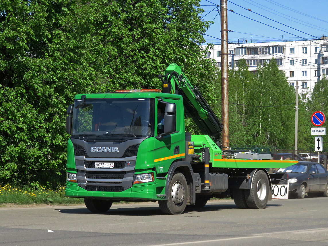 Кировская область, № О 072 РН 43 — Scania ('2016) P280