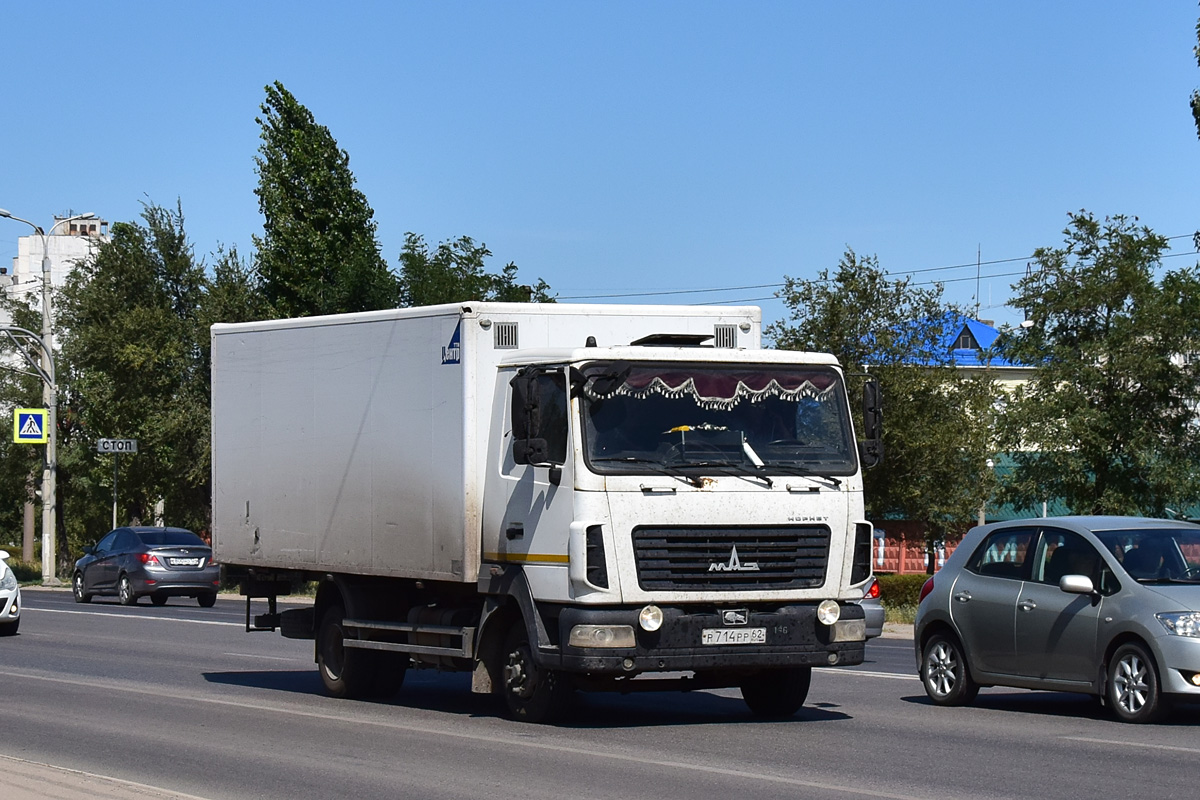 Волгоградская область, № Р 714 РР 62 — МАЗ-4371W1