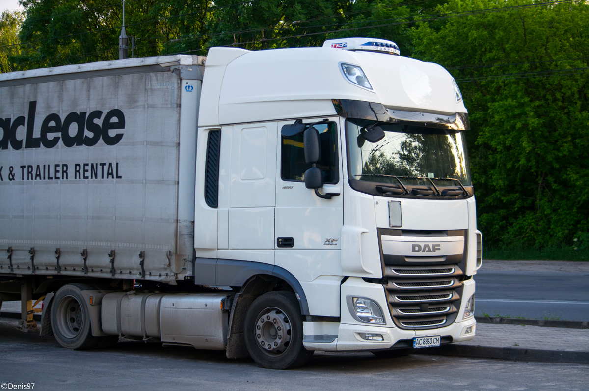 Волынская область, № АС 8860 СМ — DAF XF Euro6 FT