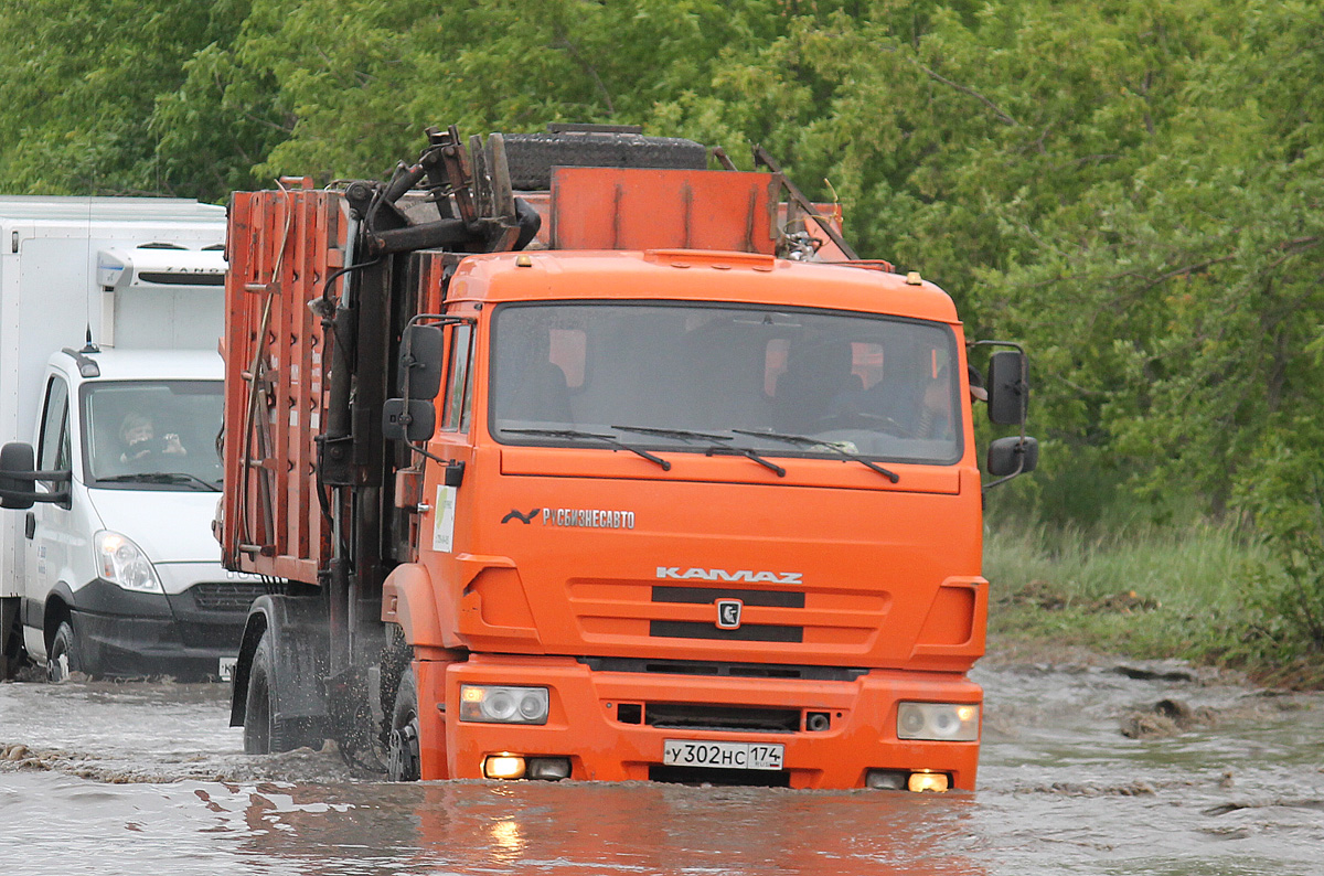 Челябинская область, № У 302 НС 174 — КамАЗ-43253-H3