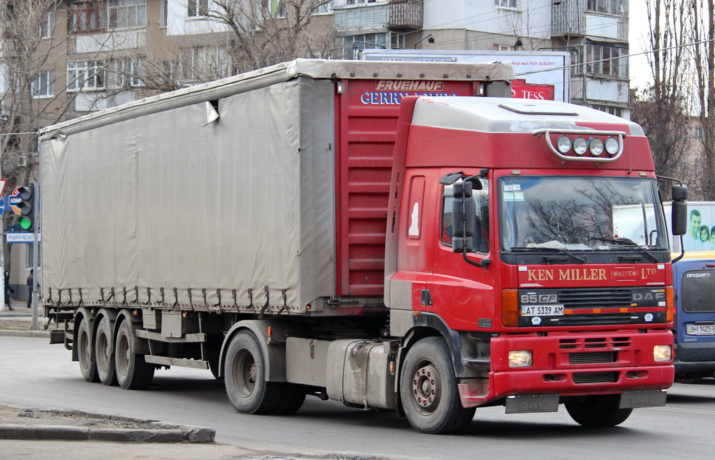 Ивано-Франковская область, № АТ 5339 АМ — DAF 85 (CF) FT