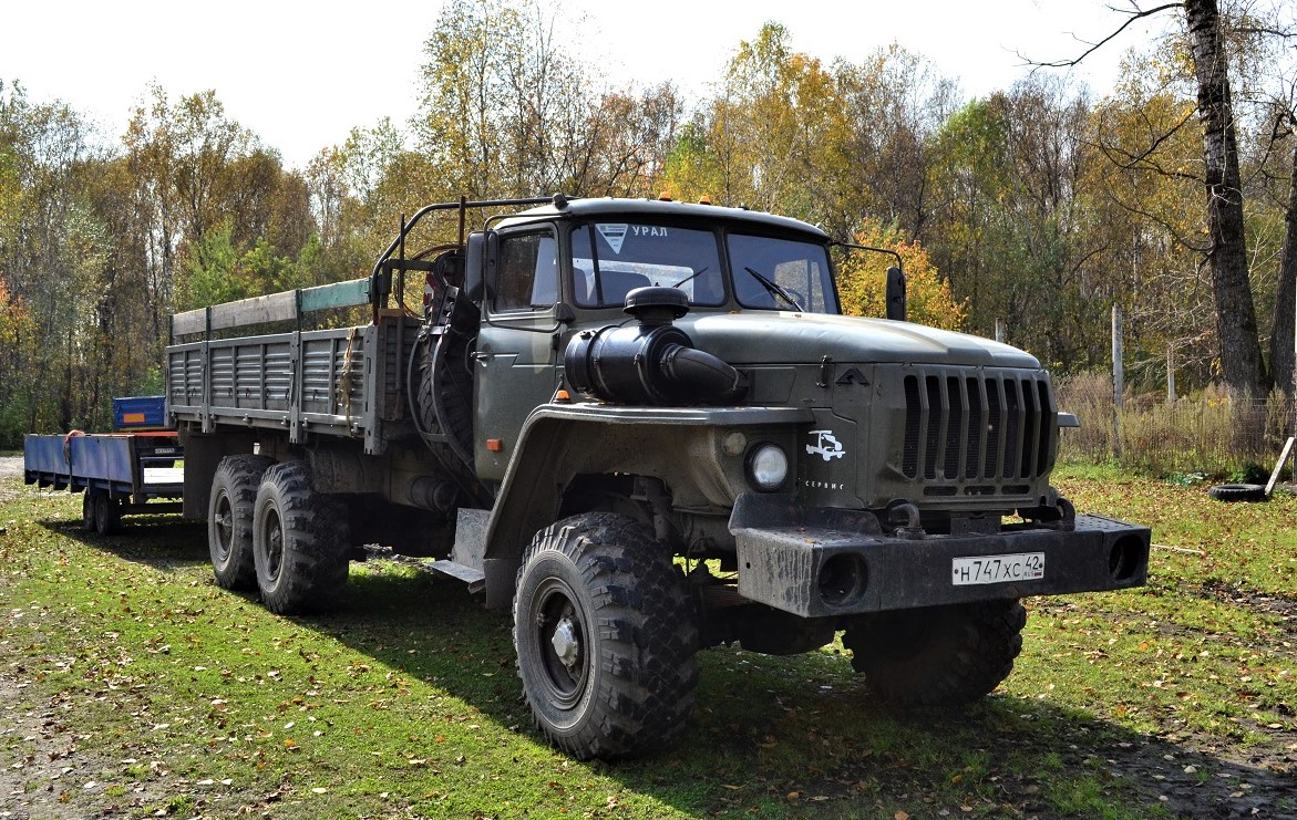 Кемеровская область, № Н 747 ХС 42 — Урал-4320-40