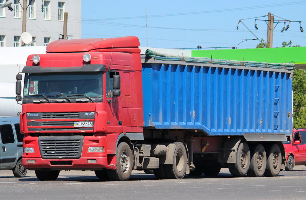 Николаевская область, № ВЕ 9552 АВ — DAF XF95 FT