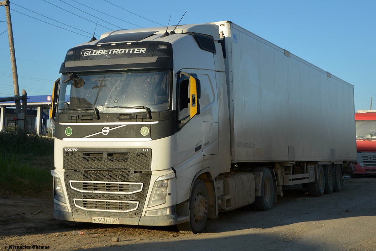 Смоленская область, № В 343 НТ 67 — Volvo ('2012) FH.460