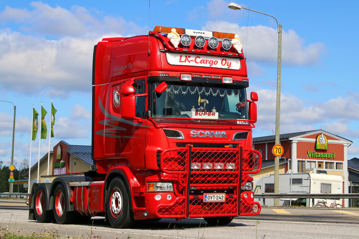 Финляндия, № OVT-242 — Scania ('2009) R730