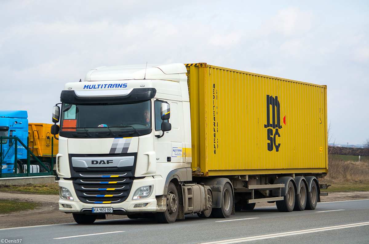 Одесская область, № КА 9832 ВВ — DAF XF Euro6 FTP