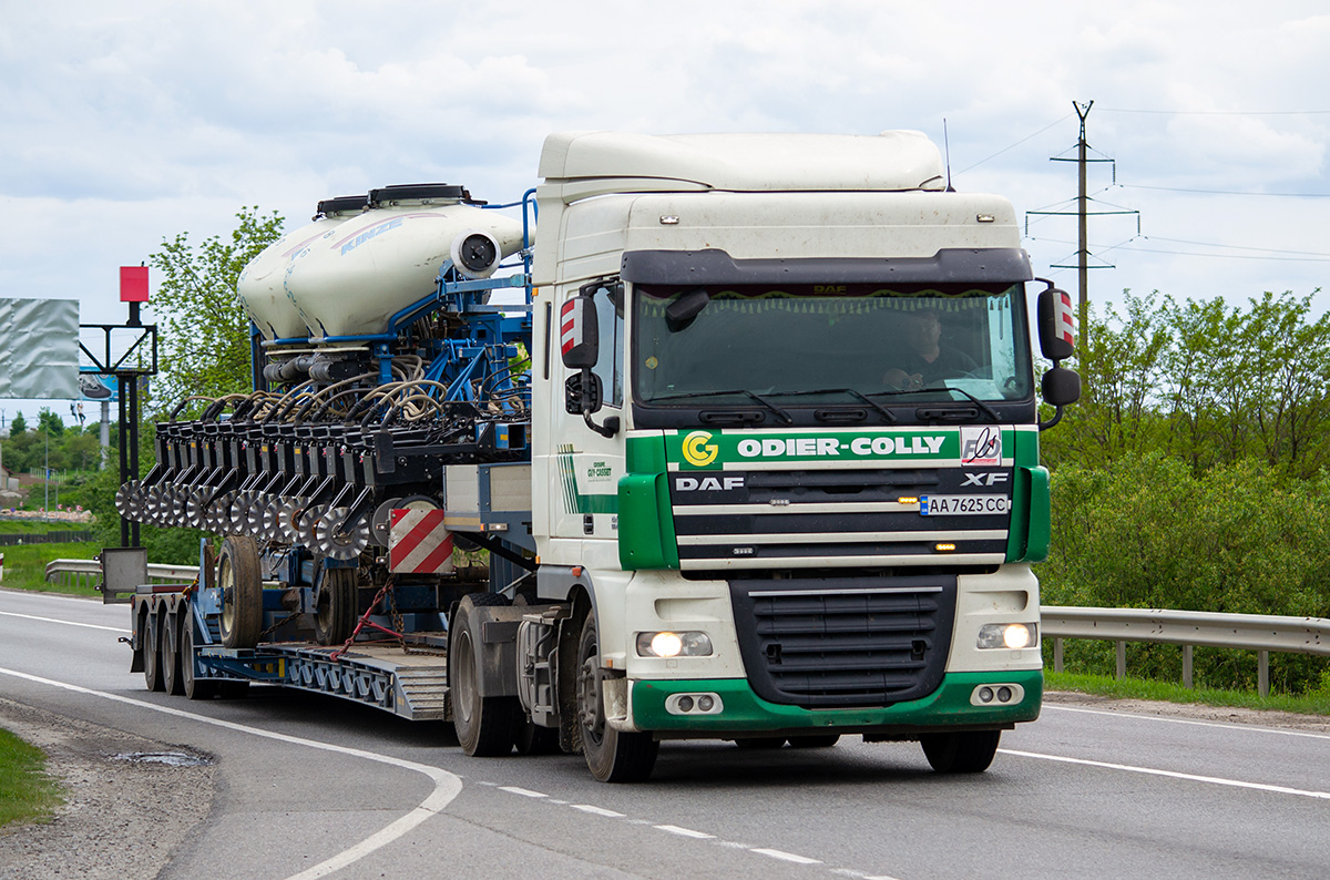 Киев, № АА 7625 СС — DAF XF105 FT