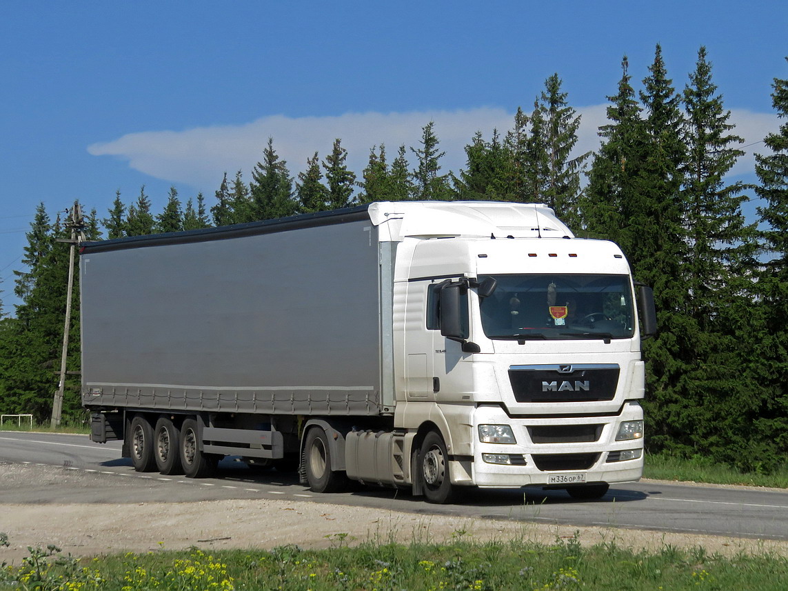 Смоленская область, № М 336 ОР 67 — MAN TGX ('2007) 18.480