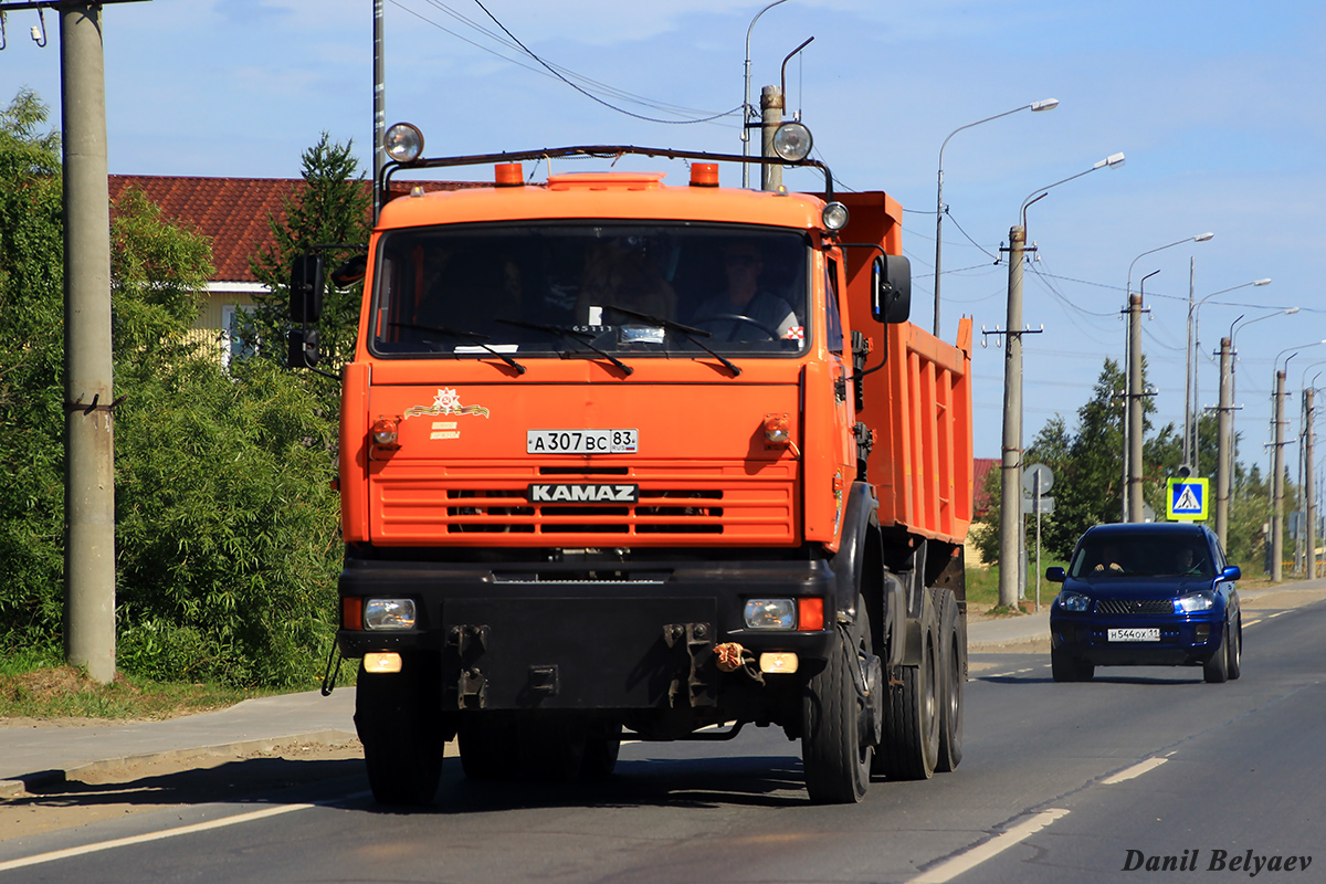 Ненецкий автономный округ, № А 307 ВС 83 — КамАЗ-65111-15 [65111R]