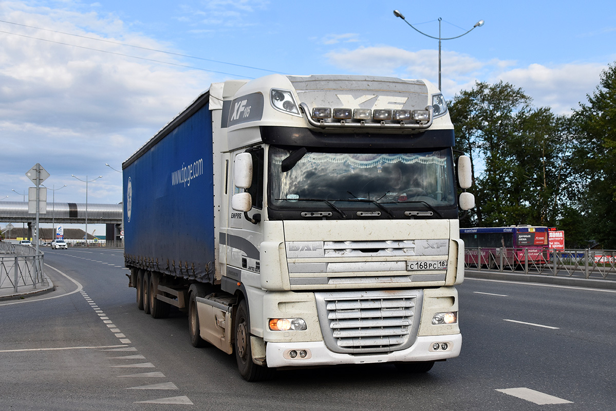 Удмуртия, № С 168 РС 18 — DAF XF105 FT