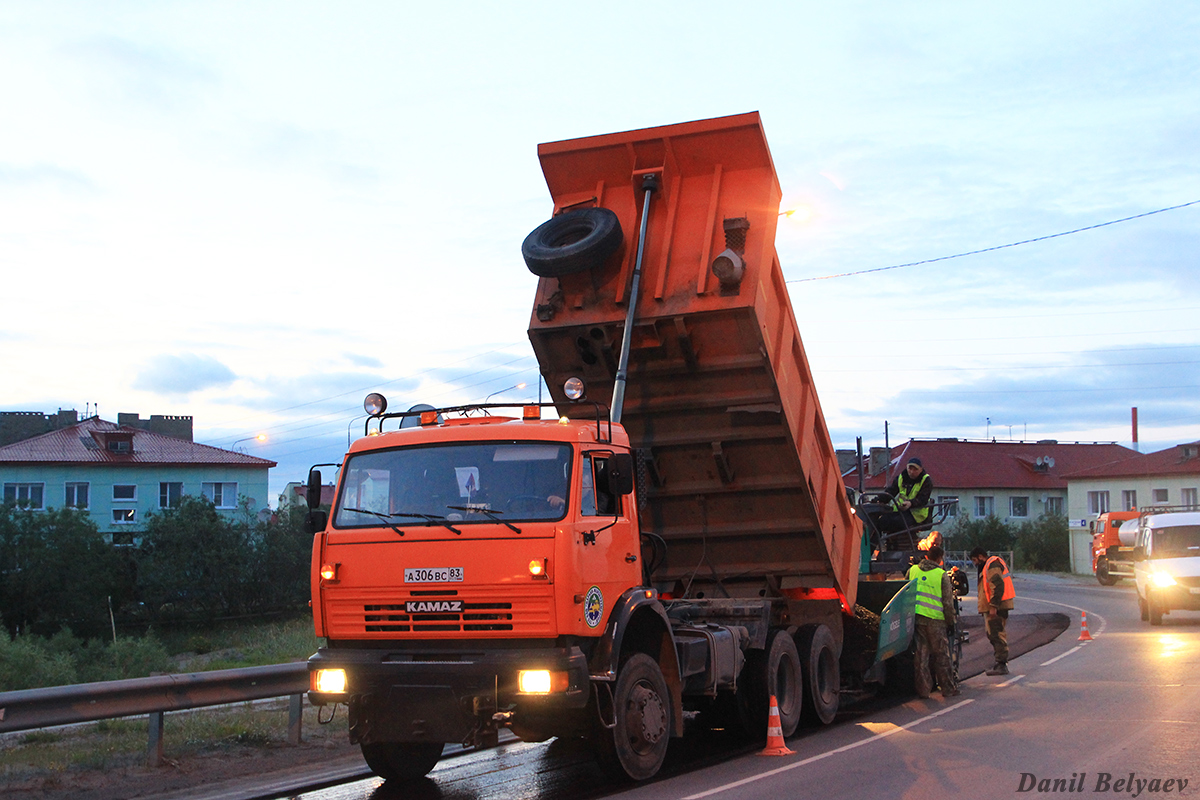 Ненецкий автономный округ, № А 306 ВС 83 — КамАЗ-65111-15 [65111R]