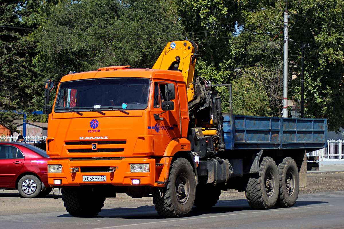 Алтайский край, № Х 055 УК 22 — КамАЗ-43118-24