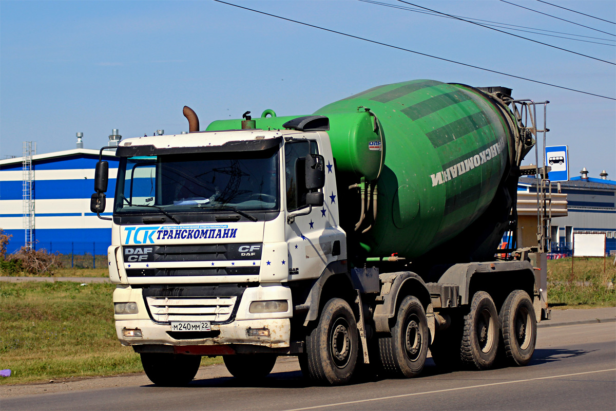Алтайский край, № М 240 ММ 22 — DAF CF85 FAD