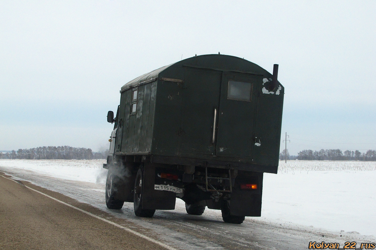 Омская область, № М 115 УН 55 — ГАЗ-66 (общая модель)