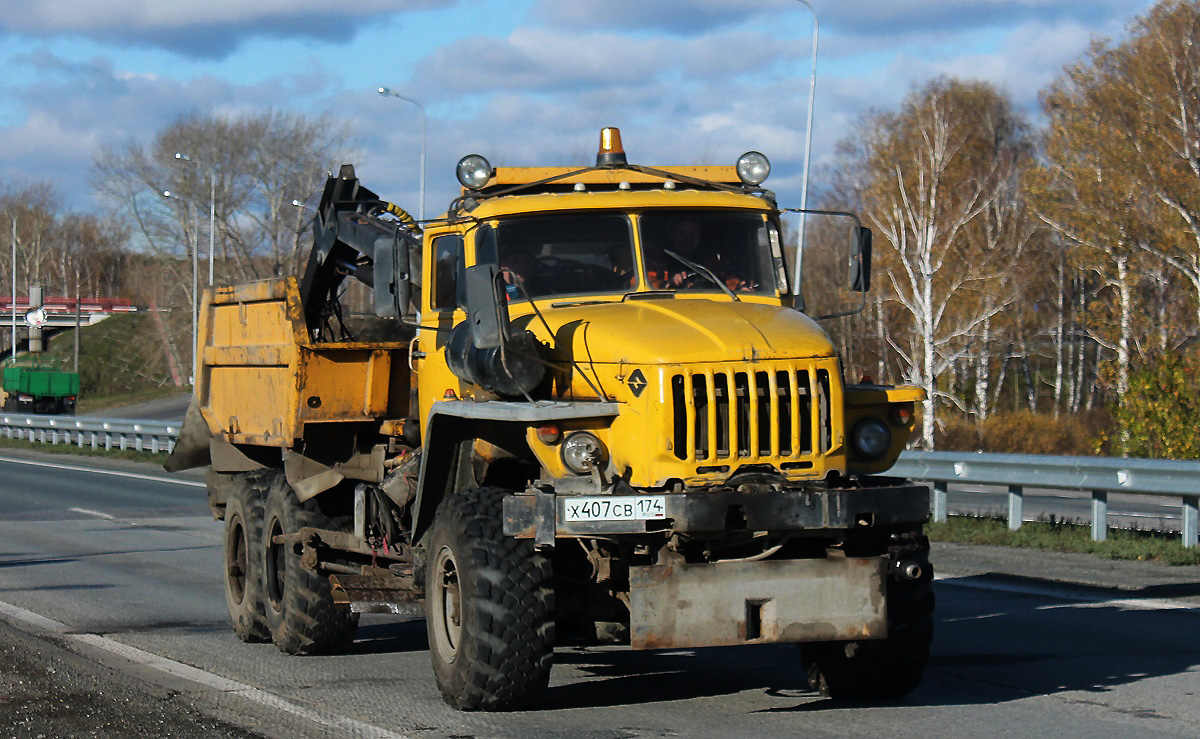 Челябинская область, № Х 407 СВ 174 — Урал-4320-30