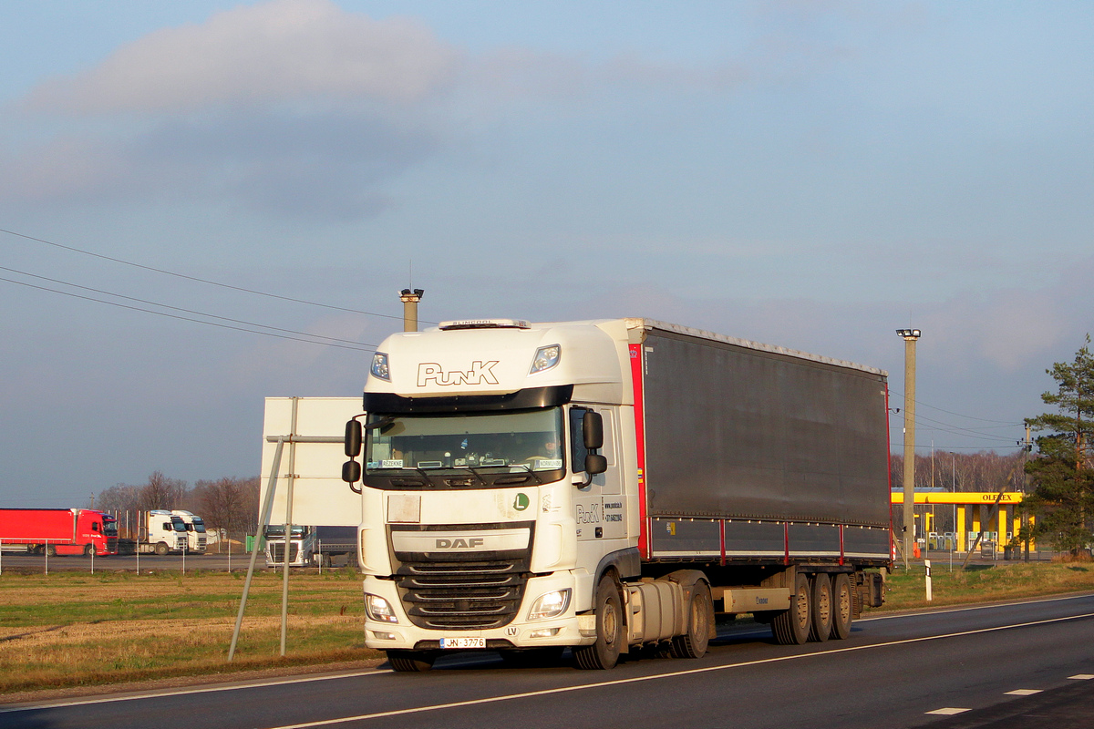 Латвия, № JN-3776 — DAF XF Euro6 FT