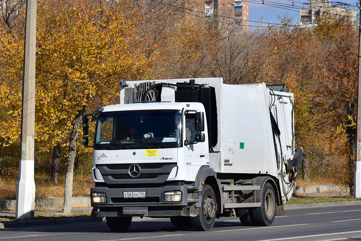 Волгоградская область, № Е 565 ОН 134 — Mercedes-Benz Axor 1826 [Z9M]