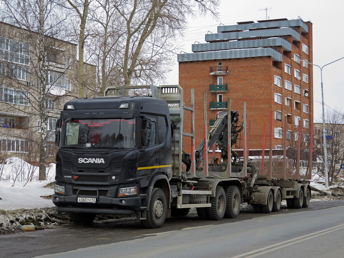 Кировская область, № А 060 ТУ 43 — Scania ('2016) G500