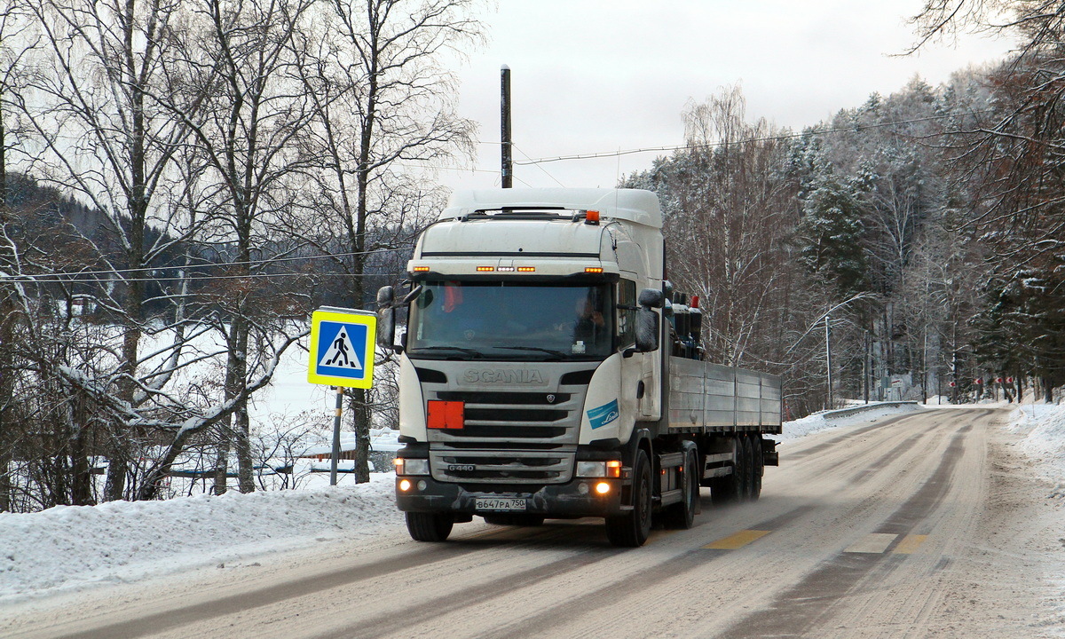 Московская область, № В 647 РА 750 — Scania ('2013) G440