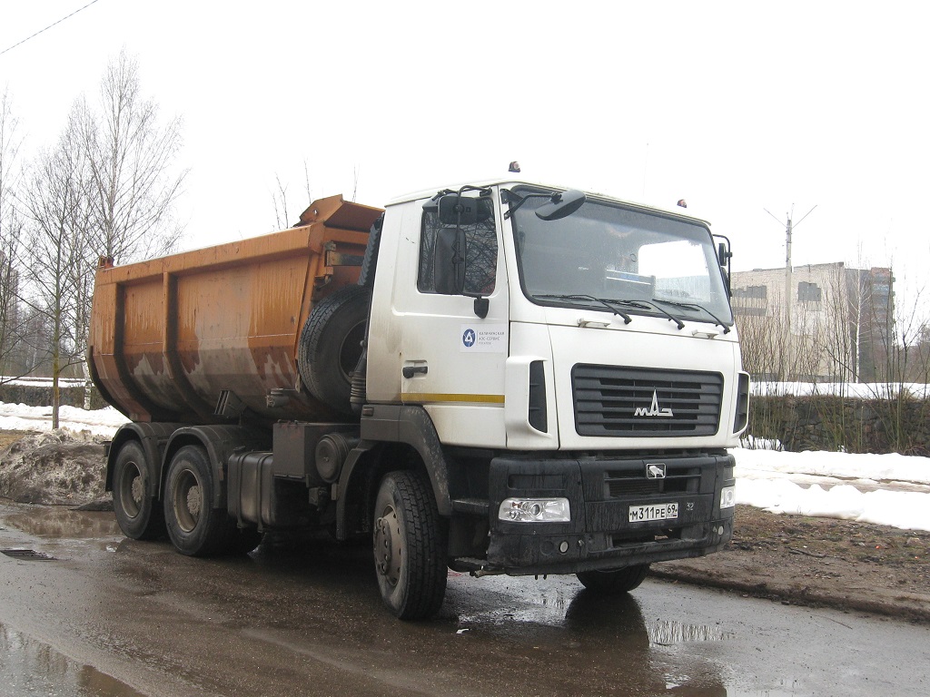 Тверская область, № М 311 РЕ 69 — МАЗ-6501W6