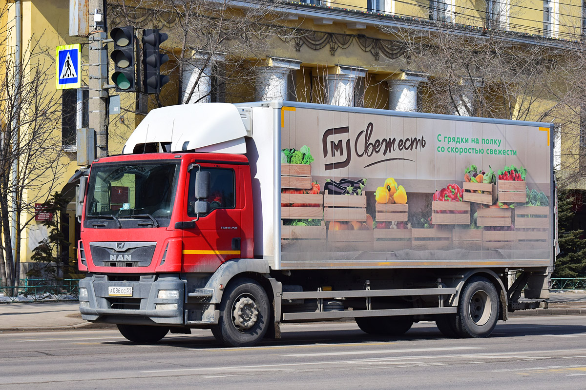 Волгоградская область, № А 086 СС 51 — MAN TGM 18.250