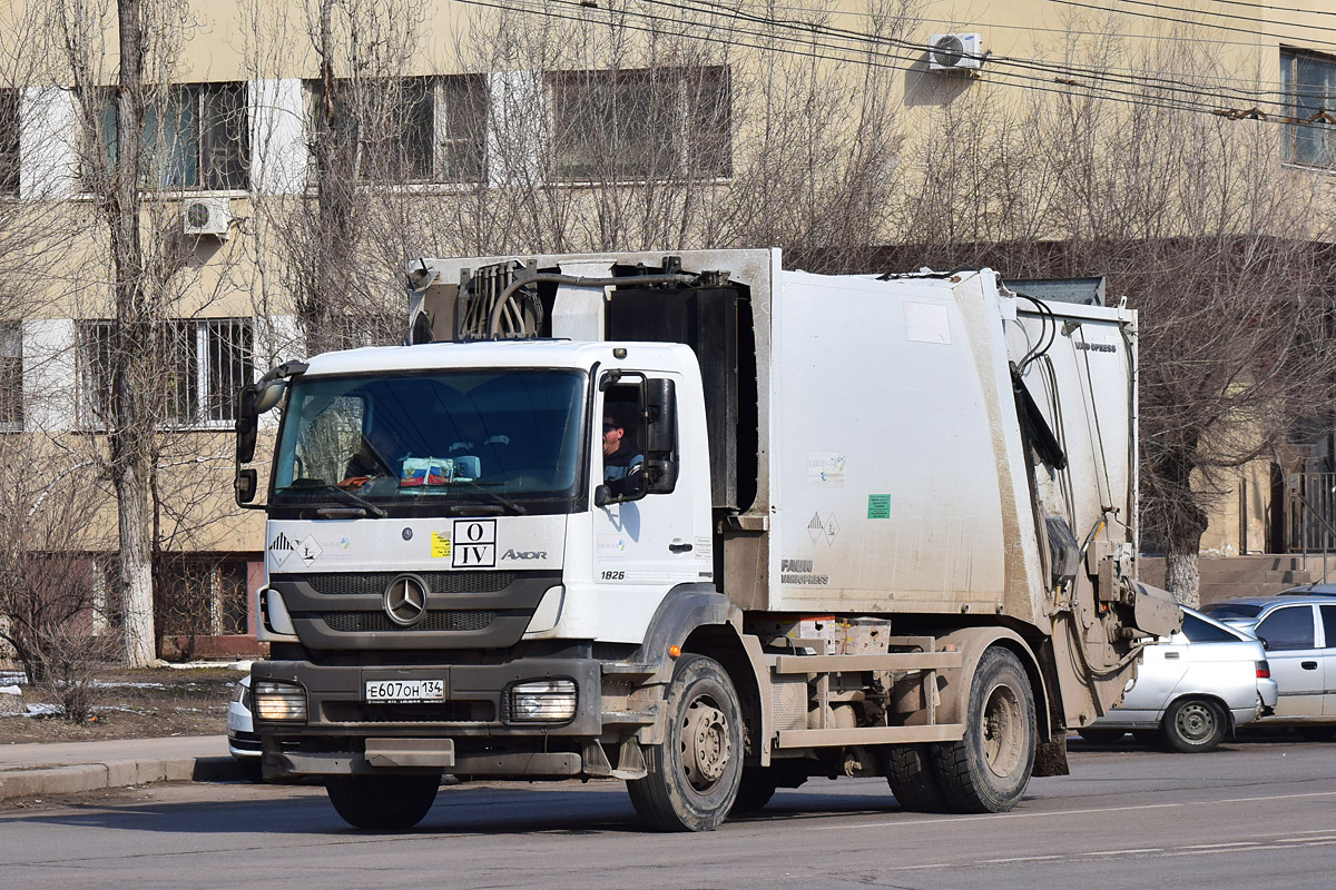 Волгоградская область, № Е 607 ОН 134 — Mercedes-Benz Axor 1826 [Z9M]