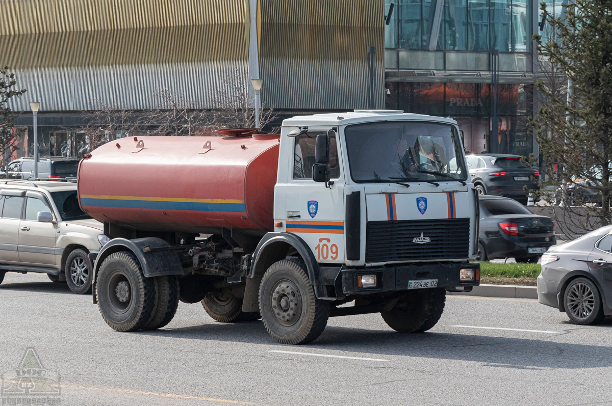 Алматы, № 224 BE 02 — МАЗ-555102